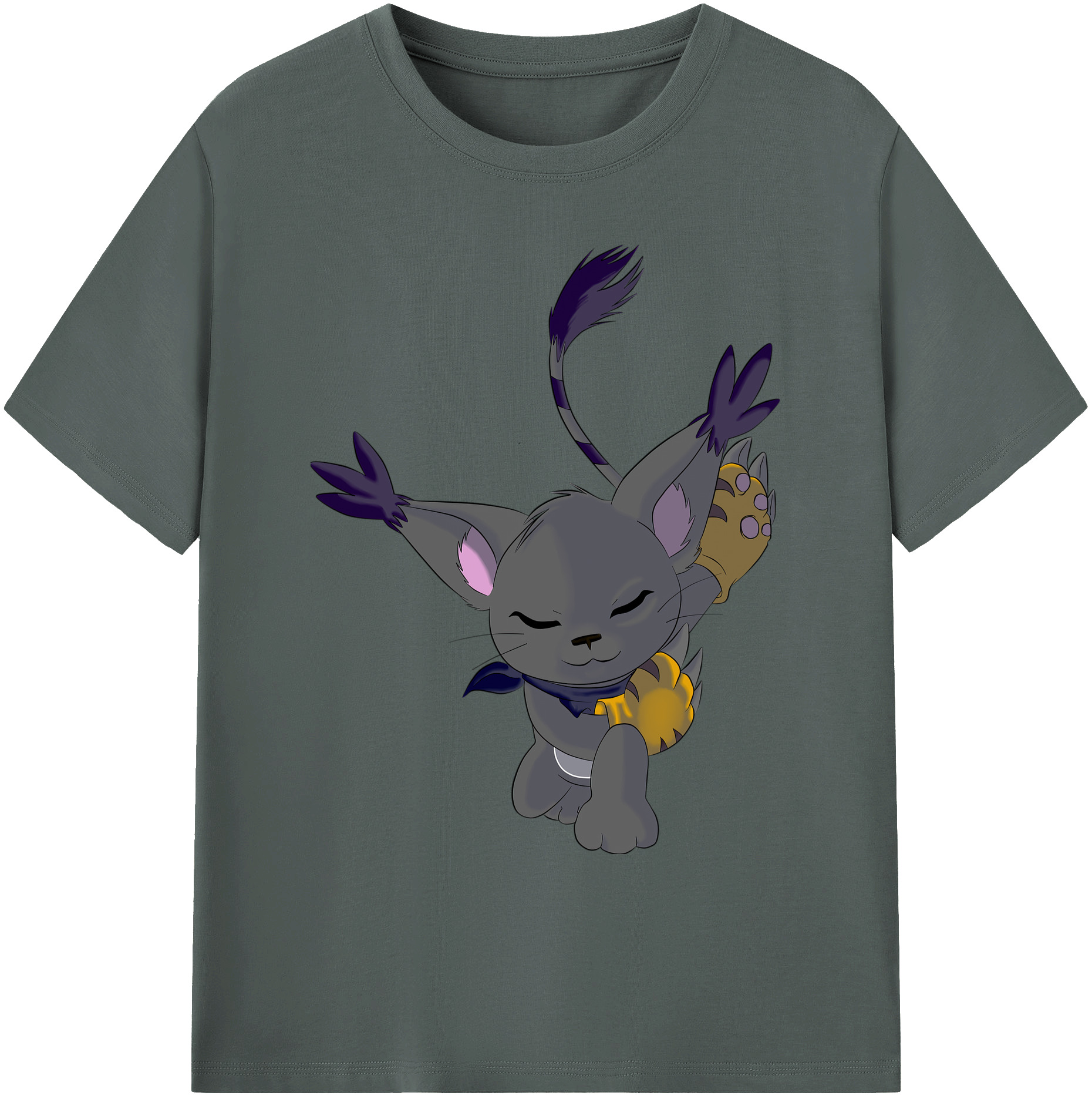 （画像用） Digimon デジタルモンスター/デジモン 綿100％ メンズ半袖Tシャツ｜肌触りやわらか＆通気性